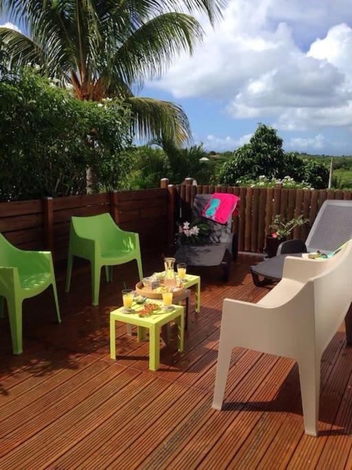 Charmant Bungalow Un P'Tit Coin De Paradis Saint-Francois  Ngoại thất bức ảnh